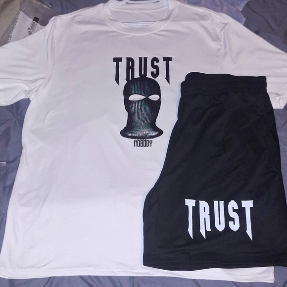 Trust nobody T-Shirt Trust shorts.or just 1 or 2 peice your choice - Picture 1 of 11